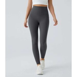 Halara SoCinched High Waisted Tummy Control UltraSculpt Leggings Volcanic Ash S